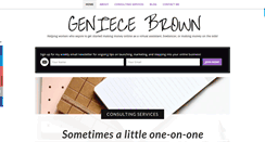 Desktop Screenshot of geniecebrown.com